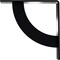 Ekena Millwork Bulwark Steel Bracket, Powder Coated Black 2"W x 10"D x 10"H BKTM02X10X10BUPBL - alternate 10